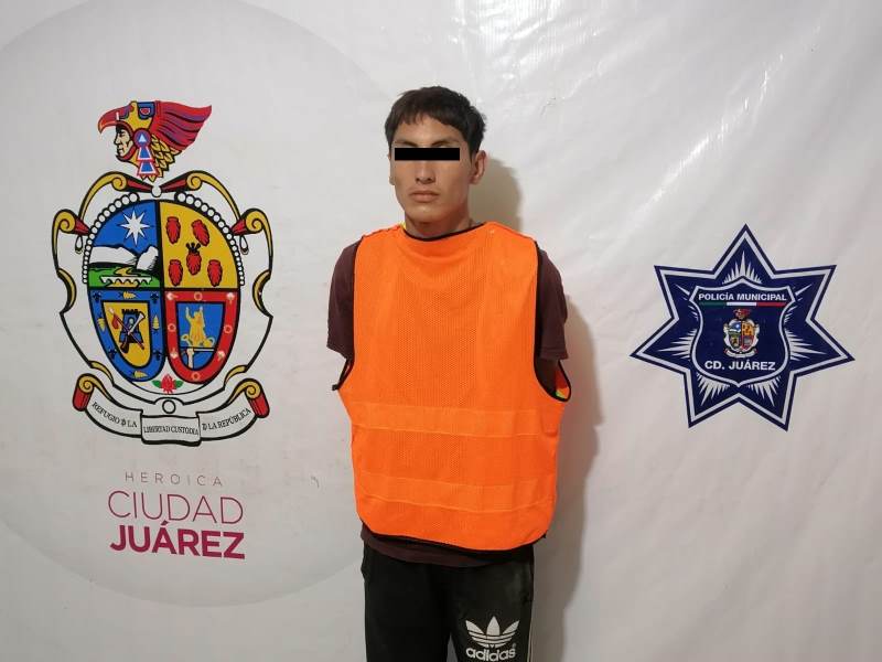 Agentes municipales detienen a sujeto por el delito de homicidio