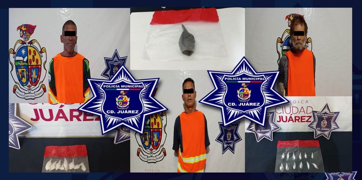 Agentes municipales detuvieron a tres presuntos narcomenudistas