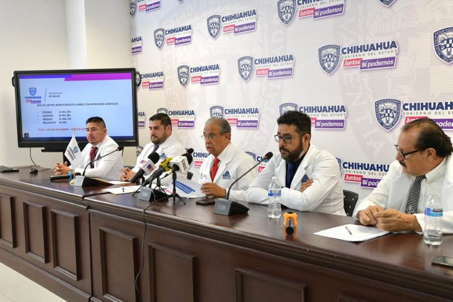 Otorga Secretaría de Salud servicios médicos gratuitos en Ciudad Juárez
