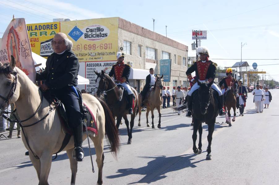 Ciudad Juárez celebró el 16 de Septiembre con desfile cívico-militar y gran participación ciudadana