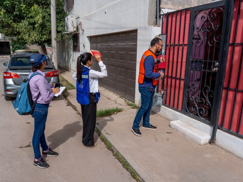 J+ atiende rezago de bacheo y mantenimiento en más de 10 fraccionamientos de Juárez