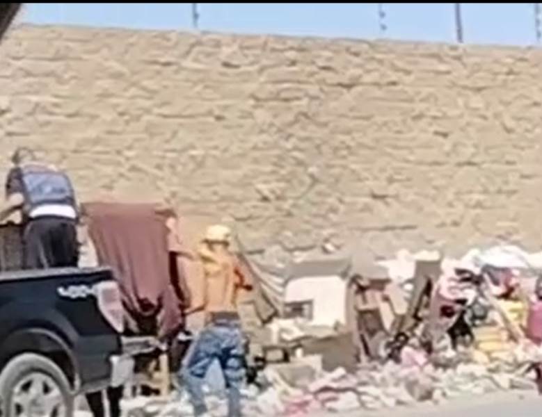 Sancionan a infractor por tirar basura en la vía pública en Hacienda de las Torres