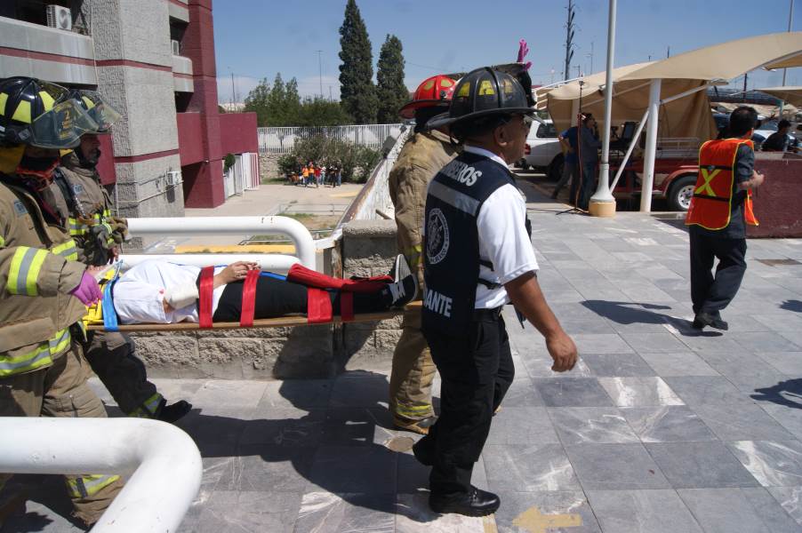 Ciudad Juárez participa en Segundo Simulacro Nacional con evacuaciones y prueba de alerta sísmica