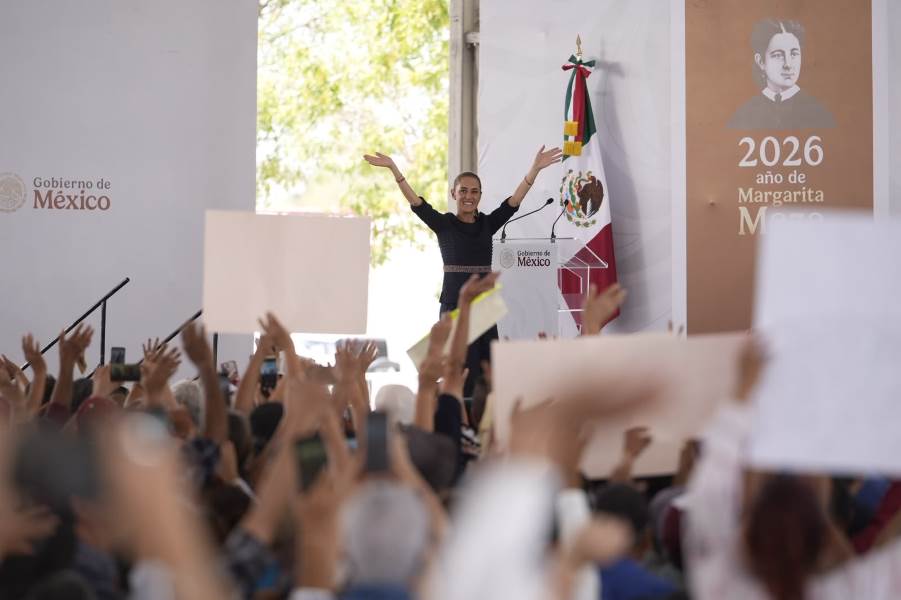 Sheinbaum llama en Ciudad Juárez a defender la soberanía y destaca programas y obras para Chihuahua