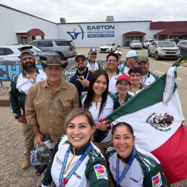 Tres arqueros juarenses compiten en el Campeonato Mundial 3D en Estados Unidos