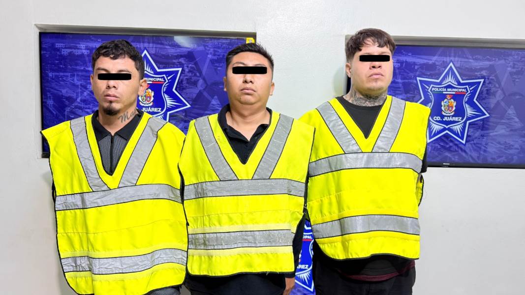 Arrestan a tres hombres con dos armas de fuego en Infonavit Casas Grandes