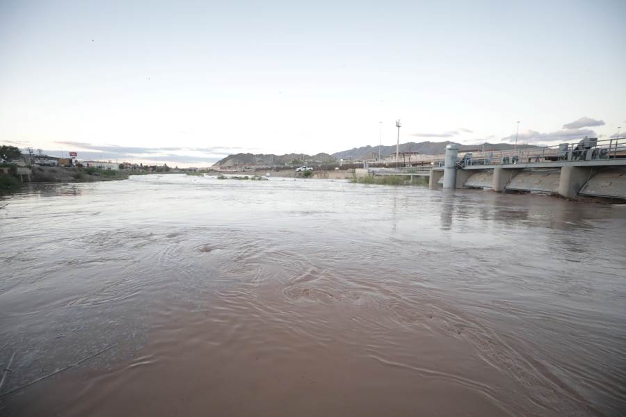 Advierten por crecida del río Bravo; agua podría alcanzar la Norzagaray esta noche