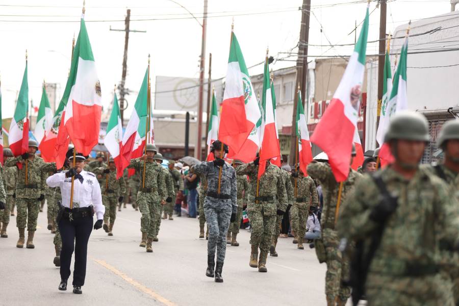 Reunió desfile de Independencia a más de 18 mil personas en Ciudad Juárez