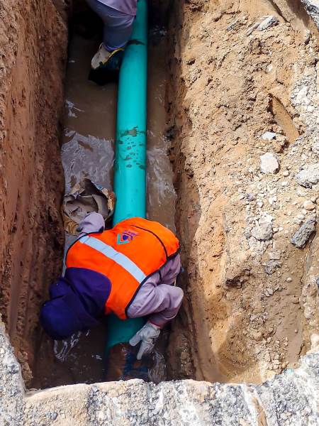 Alrededor de 35 hundimientos atiende la JMAS tras las lluvias