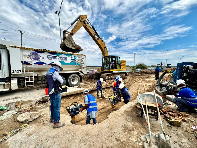 JMAS reparó socavón en Juan Pablo II; prevé reabrir la vialidad este jueves