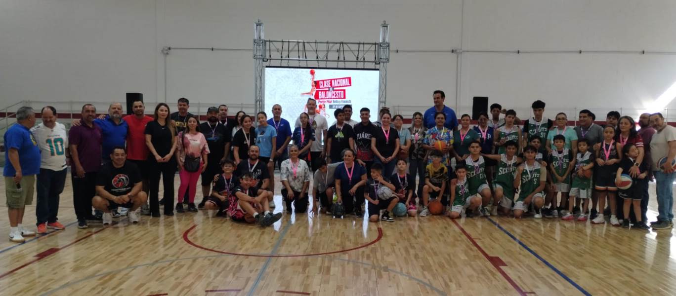 Mini baloncesto activa a familias juarenses con clase nacional en el Kiki Romero