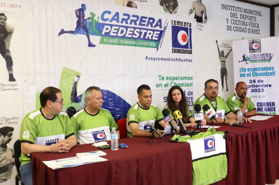 Anuncian la 35ª edición de la carrera de Cementos de Chihuahua