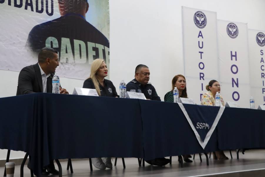 Realizan 2º foro de salud mental para cadetes de la Academia Municipal de Policía