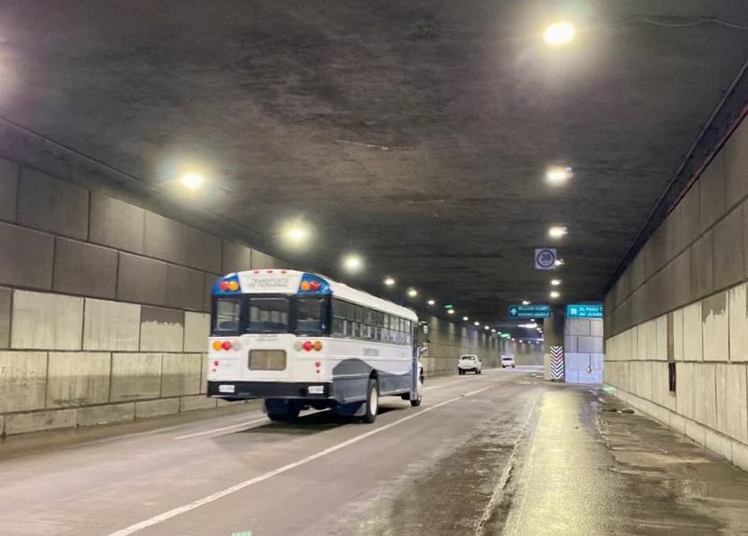 Concluyó Estado iluminación del túnel de la avenida 16 de Septiembre en Ciudad Juárez