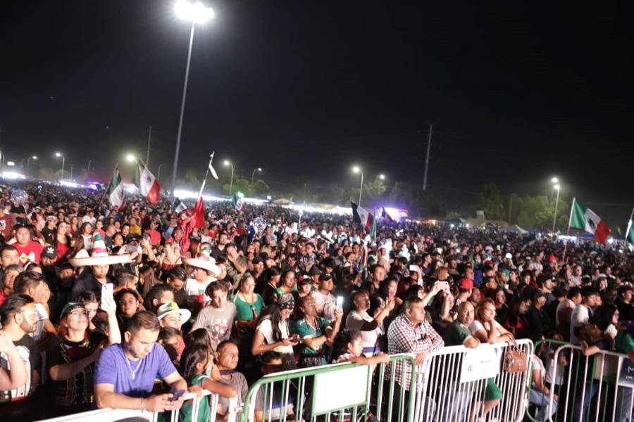 Mas de 70 mil juarenses corearon a Remy en el Punto