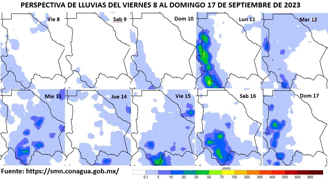 Prevé CEPC lluvias para la región serrana, norte y noroeste del estado
