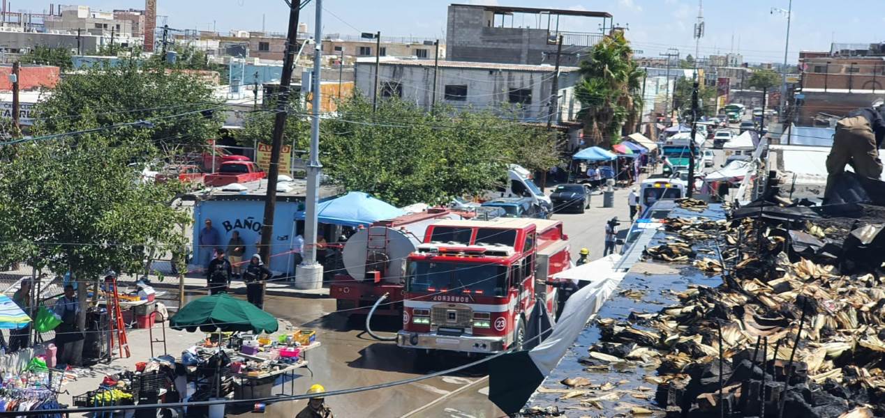 Controlan incendio en local de frituras en la Zona Centro
