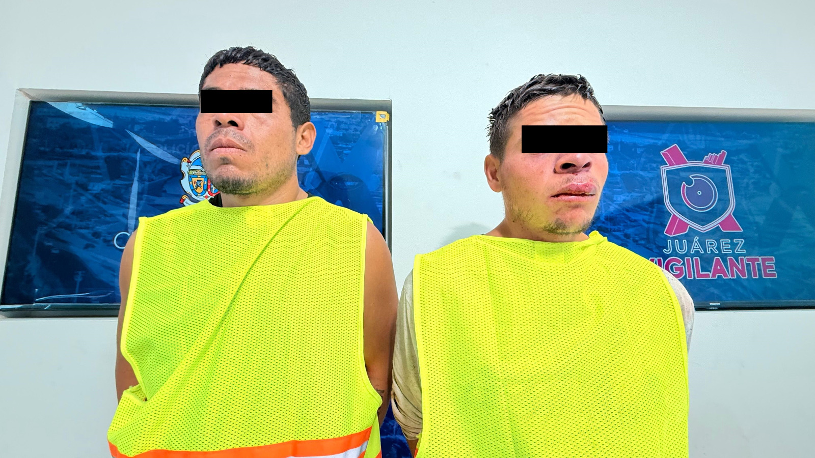 Dos hombres fueron detenidos por robo con violencia y lesiones en tienda de abarrotes