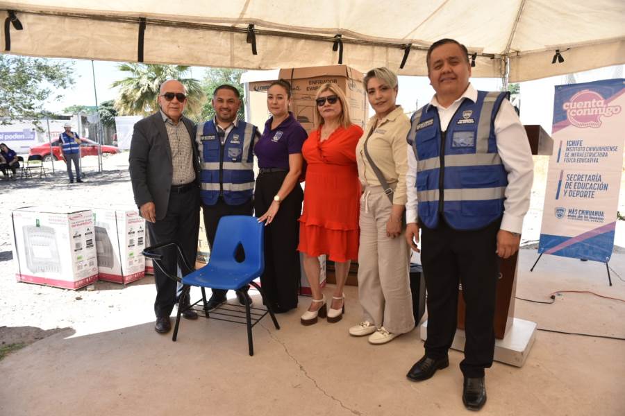 Gobierno del Estado entregó equipamiento a escuelas de Ciudad Juárez y Casas Grandes
