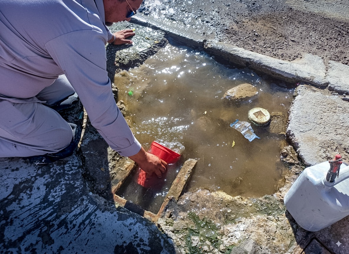 Guardianes del Agua aplican multa de 16 mil pesos a usuario de Vista Los Ojitos.