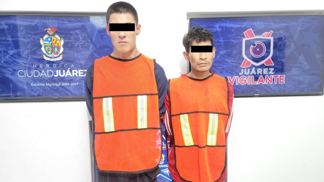 Tras persecución detienen a dos por robo de vehículo con violencia