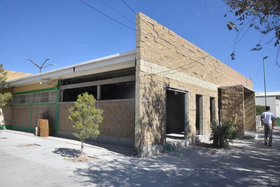 Avanza al 60% construcción de auditorio en el Cobach 9