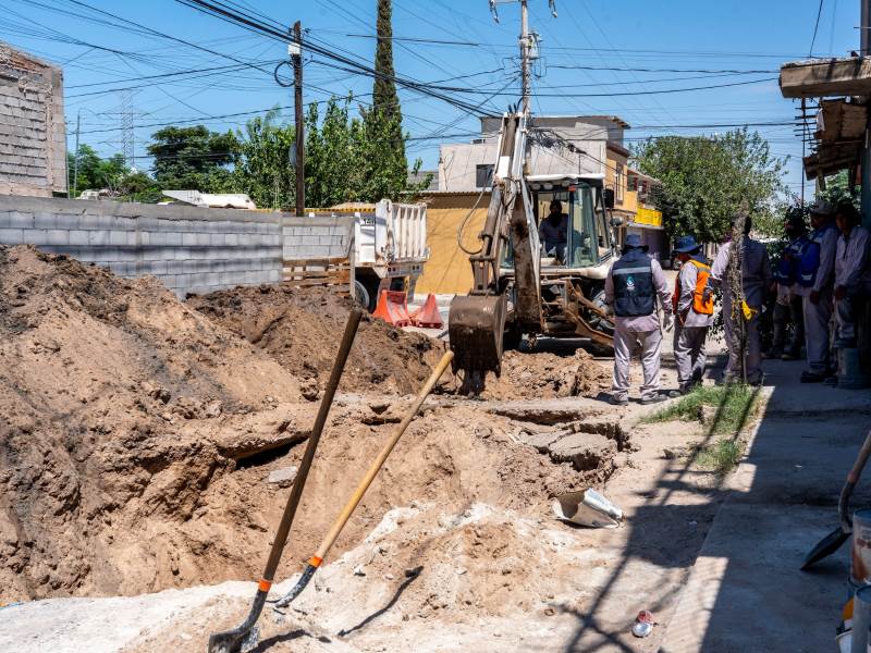 JMAS atiende hundimientos por fallas en tuberías sanitarias