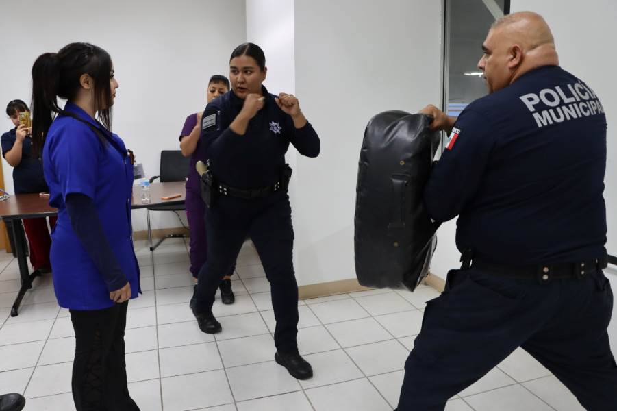 Capacita SSPM a trabajadoras en prevención de ataques sexuales