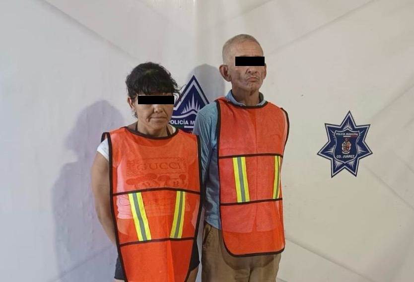 Arrestan a pareja en posesión de un arma larga, cocaína, cristal y marihuana