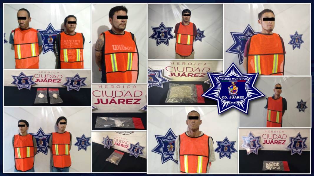 Arrestan a nueve personas por delitos contra la salud