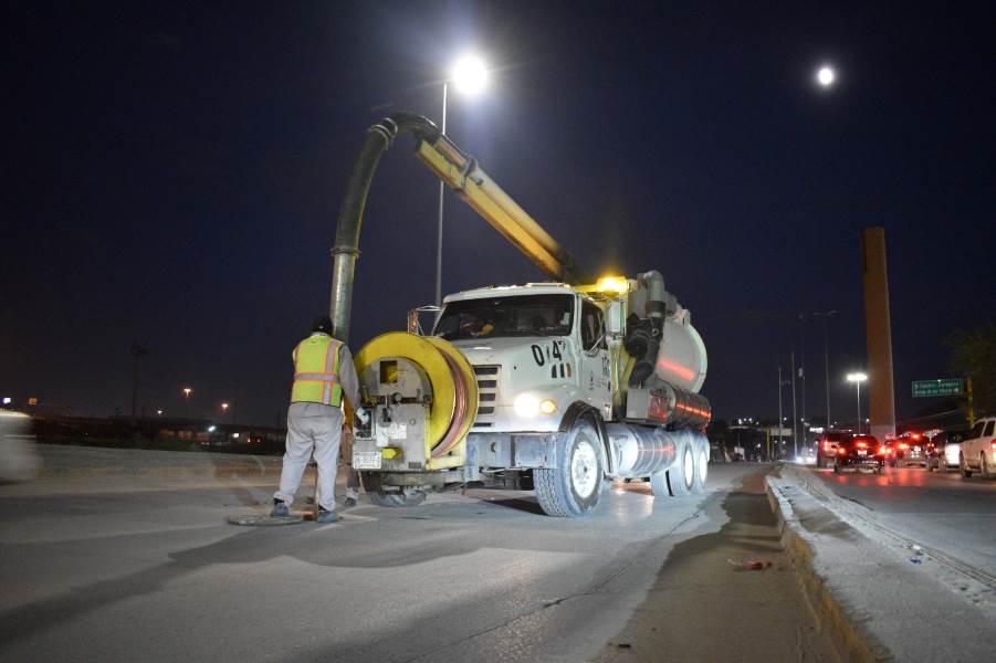 Realizó la JMAS mantenimiento preventivo en colector de 30”