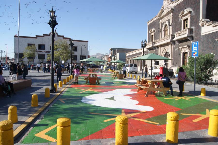 Inauguran área peatonal “Sendas del Desierto” en la Zona Centro