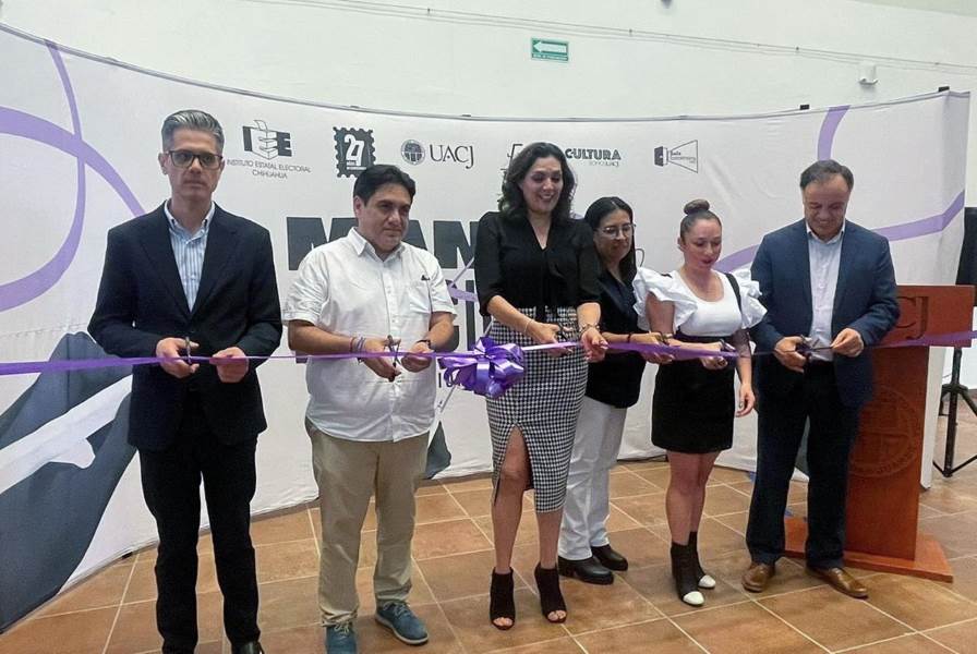 Inició IEE en Ciudad Juárez festejos de su 27º aniversario con la exposición inmersiva "Manos & Elecciones"