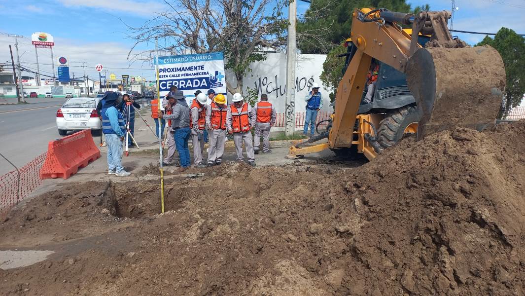 Arranca JMAS con reposición del Colector Insurgentes con la inversión de 22 mdp.