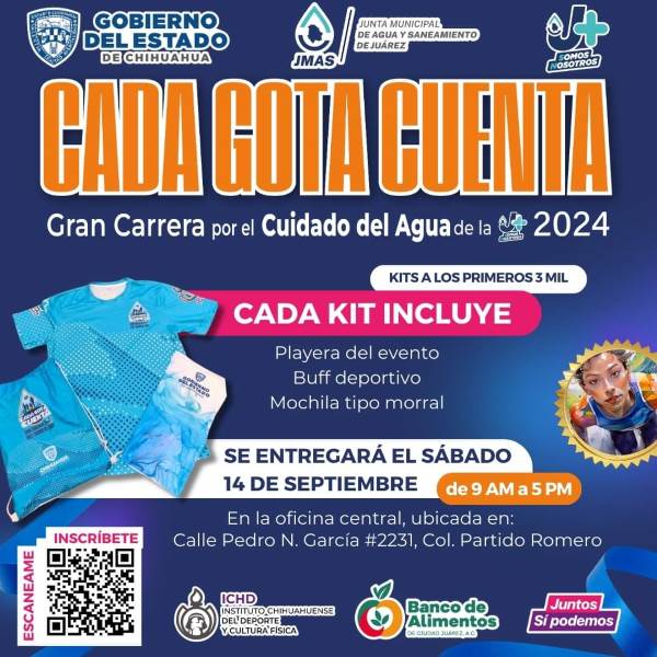 Sábado último día para inscribirse en la gran carrera por el agua