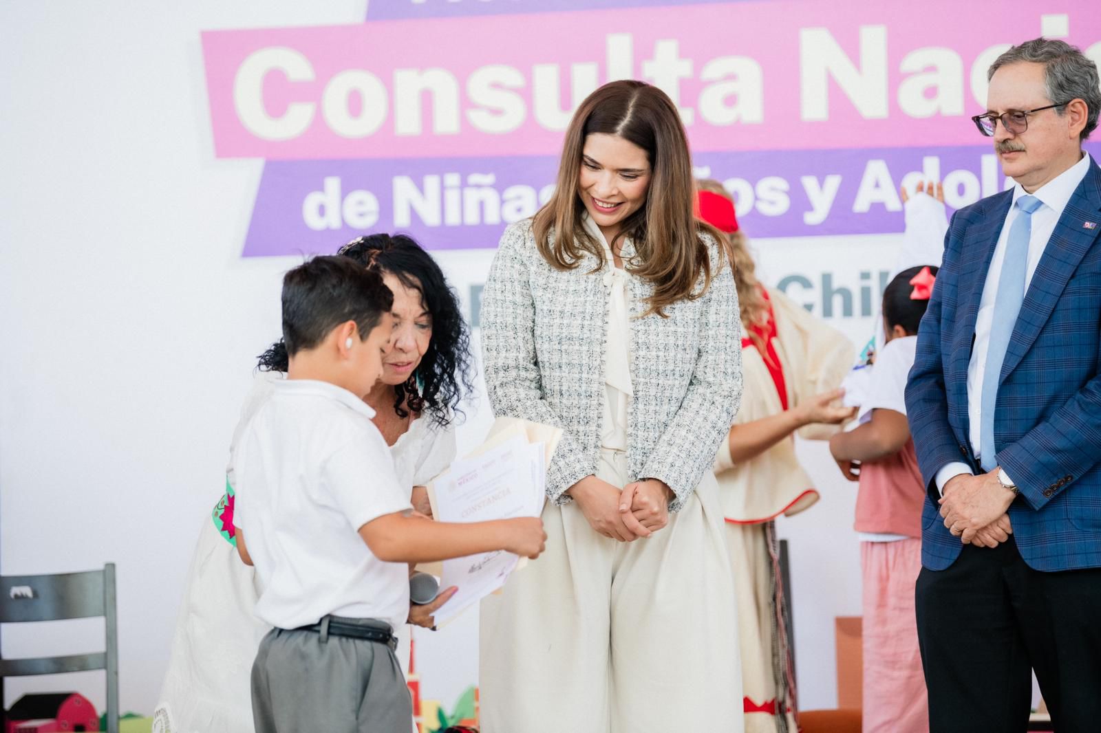 Participan más de 30 mil niñas, niños y adolescentes en Consulta ¿Me escuchas? 2024.