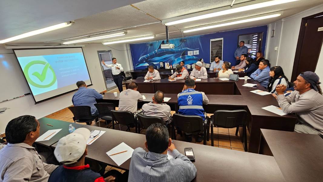 Capacita la JMAS a su personal en manejo a la defensiva