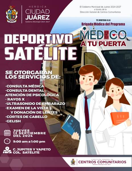 Jornada médica llegara a Satélite este jueves