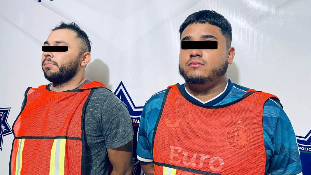 Detienen a dos presuntos ladrones de autopartes luego de persecución