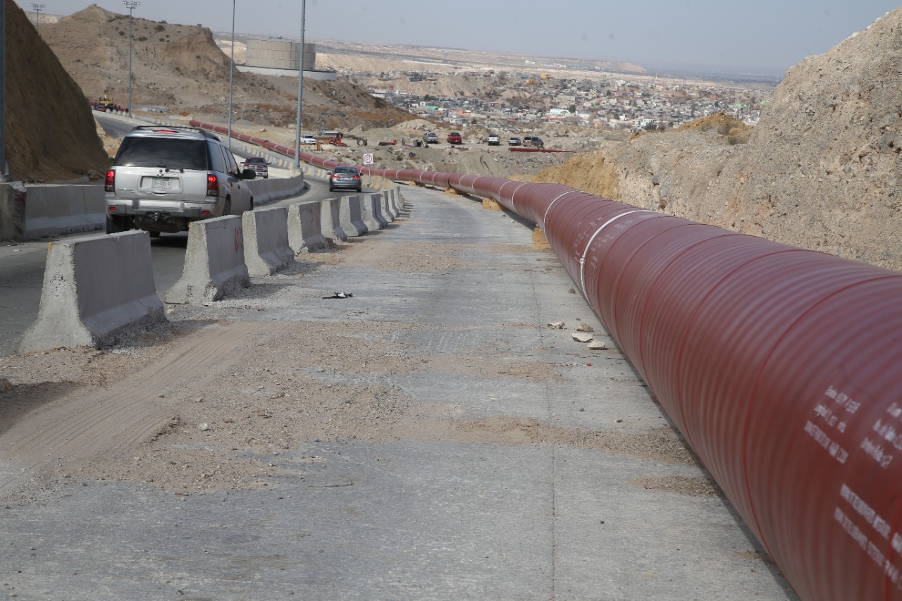 JMAS Juárez construye acuaférico