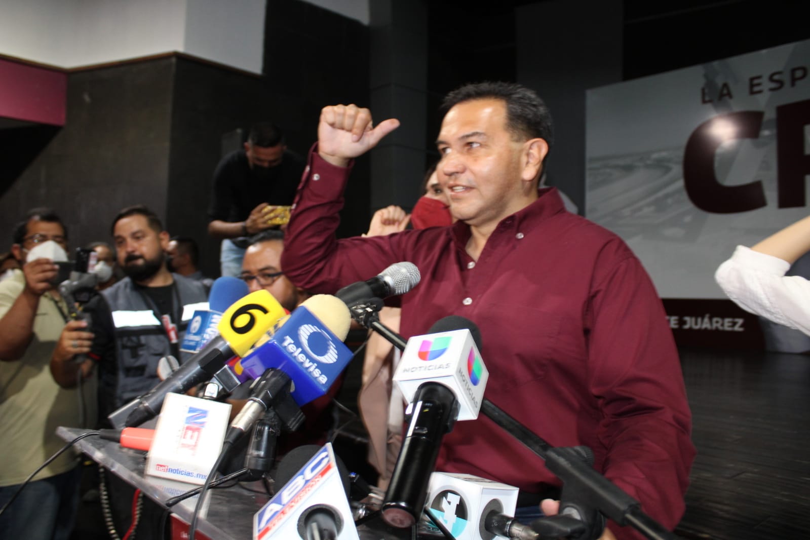 Triunfamos, la Cuarta Transformación llega a Ciudad Juárez; Cruz Pérez Cuéllar