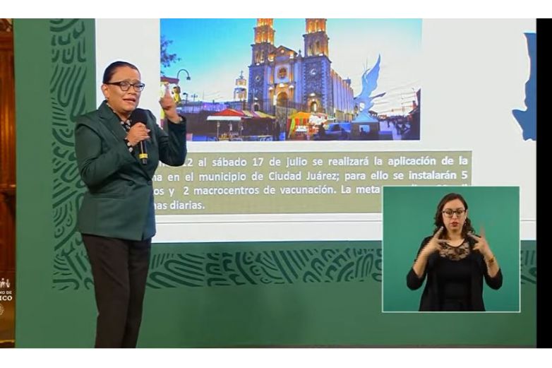 12 de julio vacunación en Juarez para 18 y mas