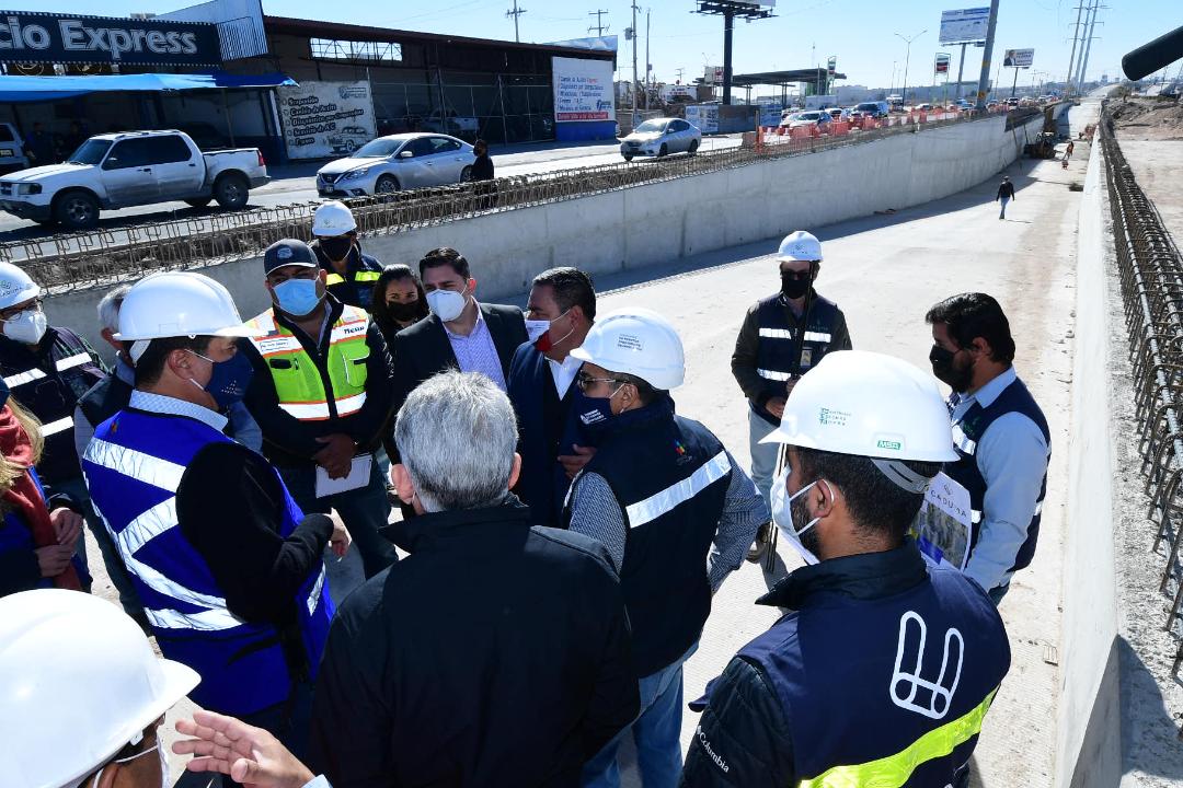 El Gobernador anuncio el apoyo federal para otras tres obras en Juárez y con ingresos propios otro puente en la Valle del Sol