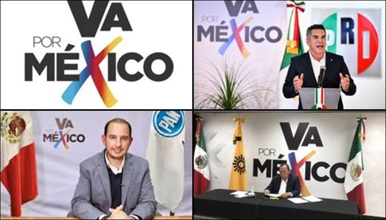 Histórica coalición PAN, PRI Y PRD para el 2021