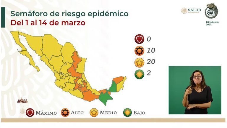 México avanza en el combate a la epidemia del COVID