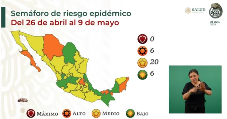 Chihuahua en semáforo naranja epidemiológico: Secretaría Salud Federal