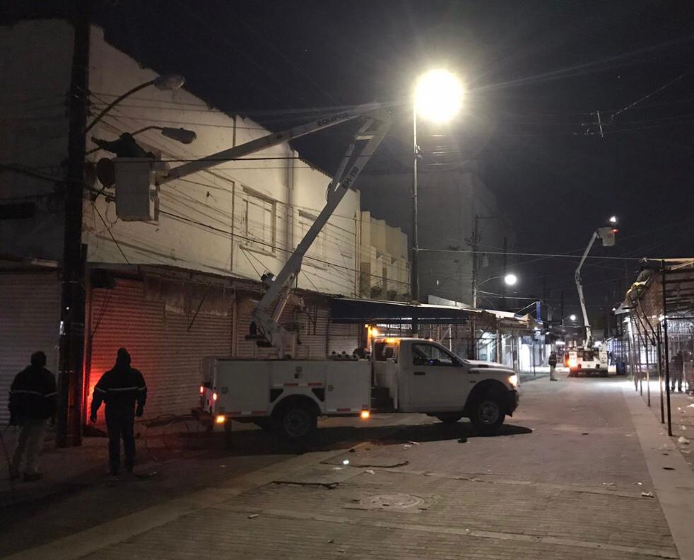 118 luminarias fueron sustituidas en el primer cuadro de la ciudad